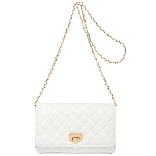 Time Pawnshop Women Shoulder Bag Quilted Crossbody Purse Designer Lattice Leather Chain Bag