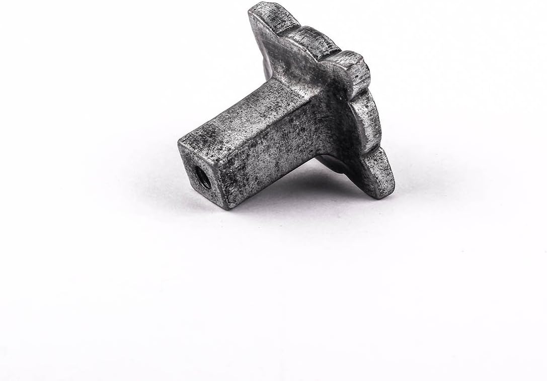 Renovators Supply Manufacturing Iron Cabinet Knob Pewter Finish Target Design Cabinet Hardware