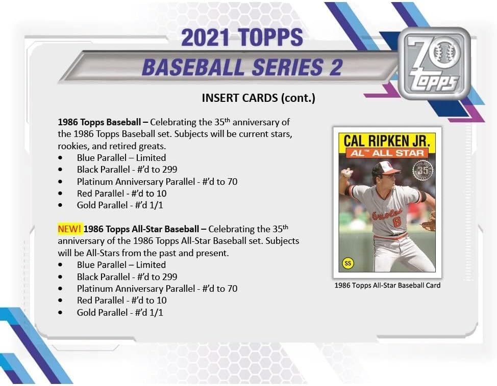 Topps 2021 Series 2 Baseball Blaster Box
