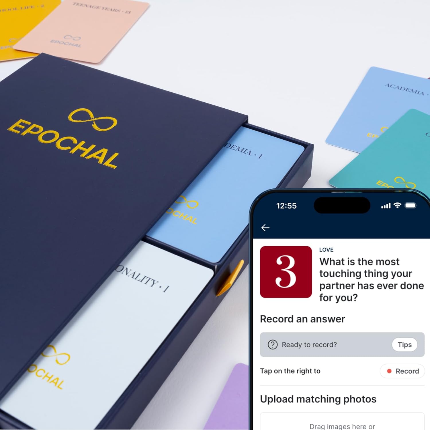 Epochal: Story of Your Life - 156 Smart Life Story Interview Cards for Building Deep Connections and Preserving Unique Narratives with Your Loved Ones