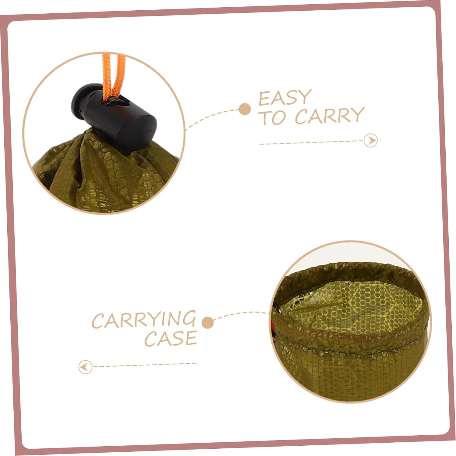 UPKOCH Small Stuff Sack for Camping Lightweight Mesh Drawstring Storage Bag for Hiking and Travel Keeps Sleeping Bag Dry and Comfortable