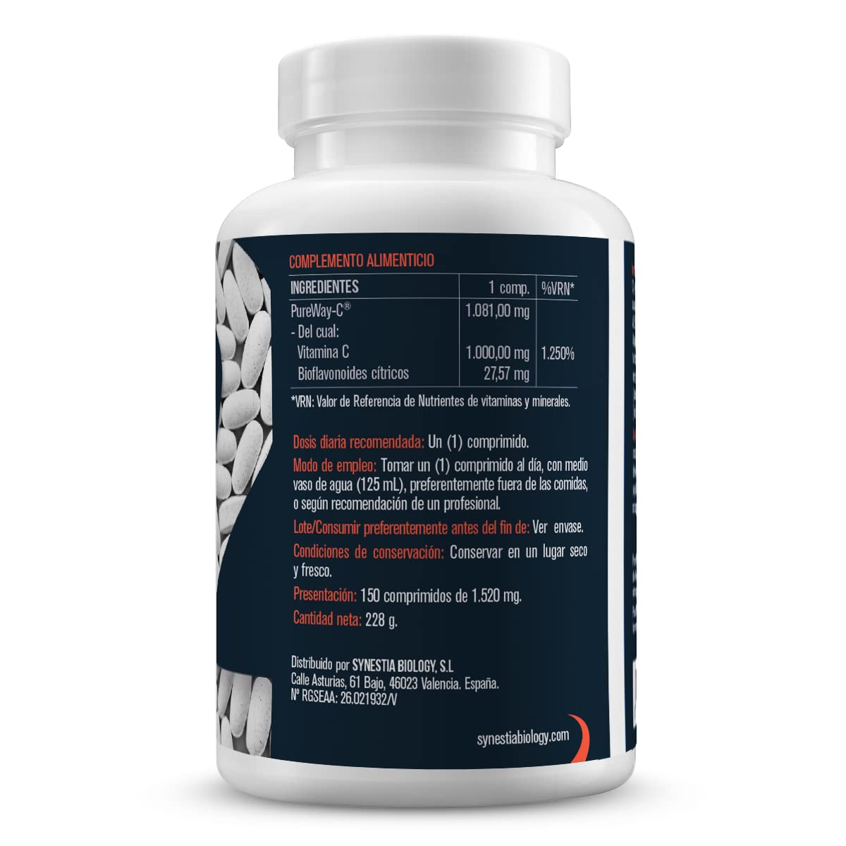 Vitamina C 1000 Synestia (150)