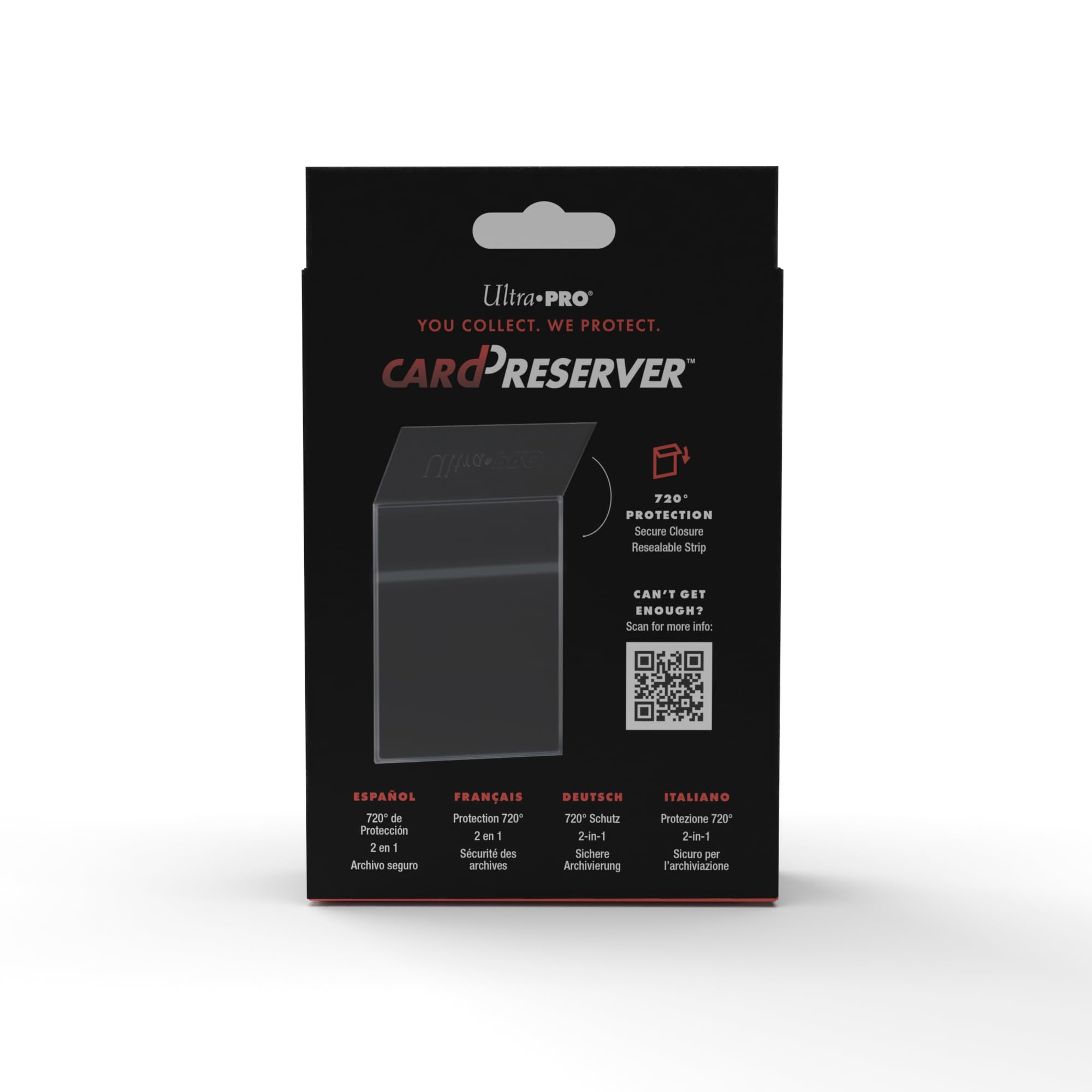 Ultra Pro CardPreserver 25 przezroczystych rękawów ochronnych na karty kolekcjonerskie, bezkwasowe, polipropylen bez PCW, bezpieczeństwo 720°, łatwe ładowanie
