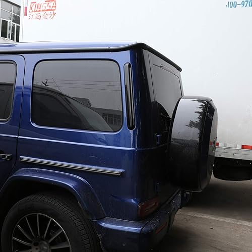 Miniatura 5 de CHEYA Paneles de ventilación de aire del pilar C para automóvil Mercedes Benz G Wagon W464 G Class W463 G500 G550 G63 G65 2019 2020 (negro brillante)