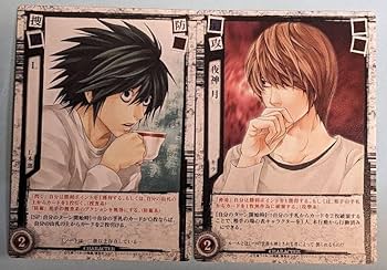 DEATH NOTE デスノート プロマイドコレクション カード 夜神月 Amazon.co.jp: 夜神 月 L 各1枚 DEATH NOTE TCG デスノート