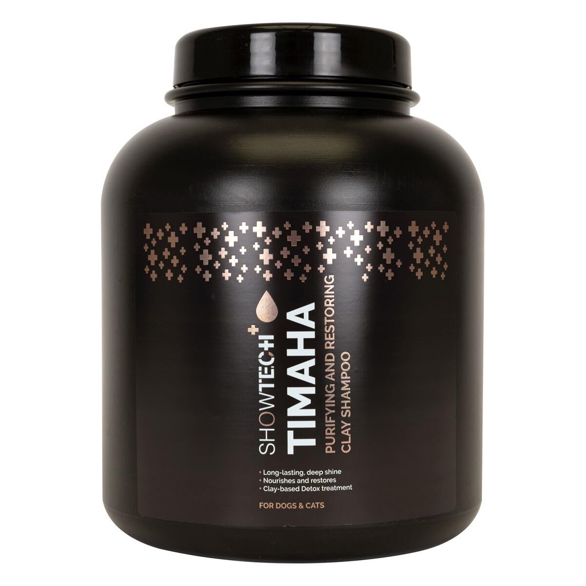 Show Tech+ Timaha Clay Shampoo - Natural Detoxifying Pet Cleanser for Dogs & Cats | Purify, Cleanse & Revitalise Coats with Timaha Clay Infusion | Elevate Grooming Unique Formula,