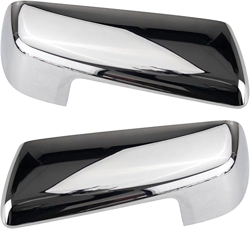 TRQ Juego de tapas de espejo compatible con Chevrolet Silverado 1500 GMC Sierra 1500 2019-2021