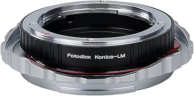 Fotodiox Pro Lens Mount Double Adapter, Konica Auto-Reflex (AR) SLR and Leica M Rangefinder Lenses to Fujifilm G-Mount GFX Mirrorless Digital Camera Systems (Such as GFX 50S and More)