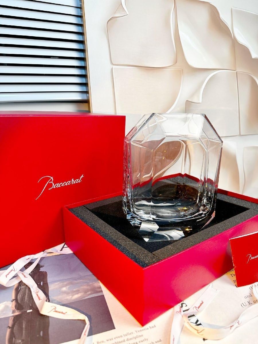 Amazon.co.jp: バカラ Baccarat octogone クリスタルガラス 花瓶 箱 