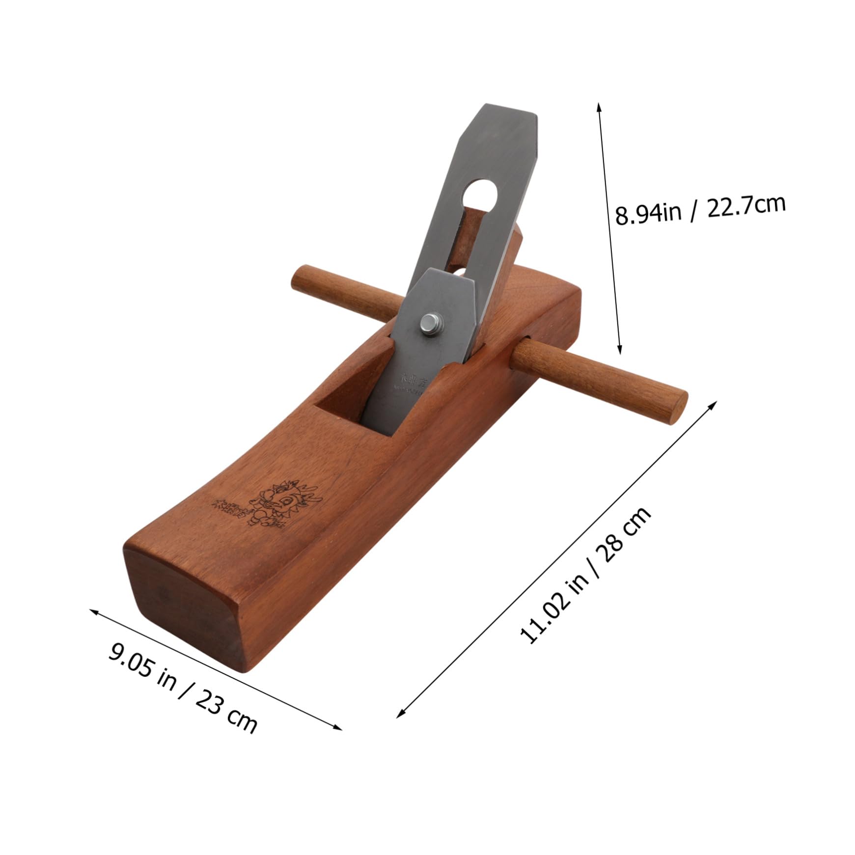 Pialla Manuale per Legno Utensile Falegnameria in Legno e Metallo, Semplice da Usare ed Efficiente per Lavorazioni di Precisione