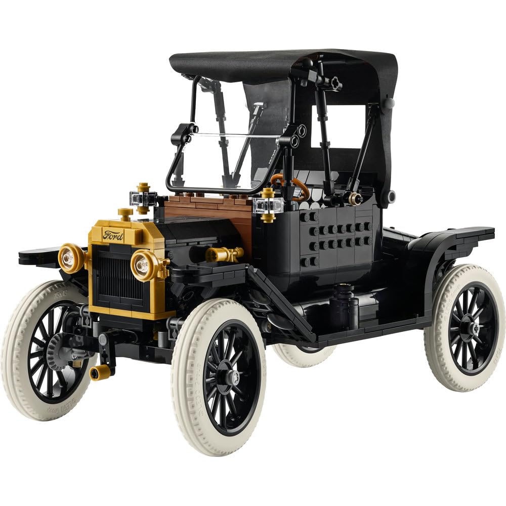LEGO Icons Ford Model T 11376 | Model samochodu, zestaw konstrukcyjny dla dorosłych, prezent dla fana motoryzacji, dla mężczyzn i kobiet, 1060 elementów