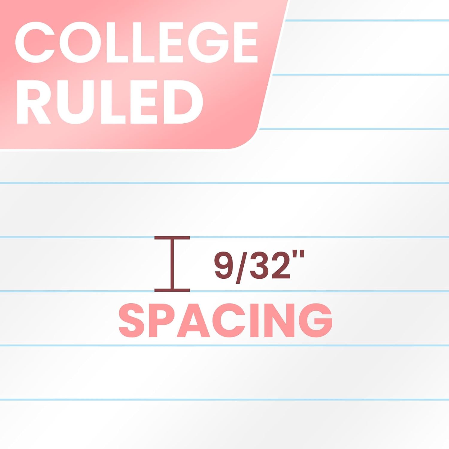 Oucaru 1 Subject Spiral Notebook College Ruled 3 Pack, 140 Pages image 4