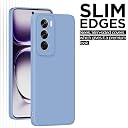 Pikkme Back Cover for Oppo Reno 12 Pro 5G | Camera Protection Shockproof Soft Matte Silicone Bumper Case (Aqua Blue) gallery image