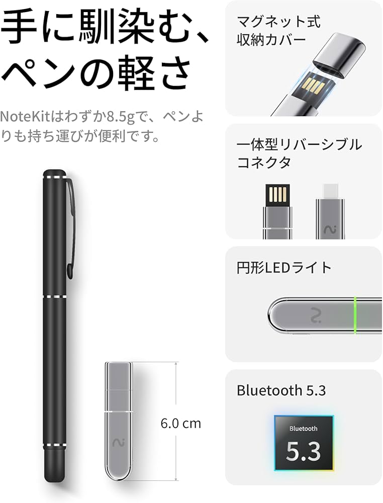 Amazon.co.jp: viaim NoteKit 先端AI搭載 ボイスレコーダー 同時多言語