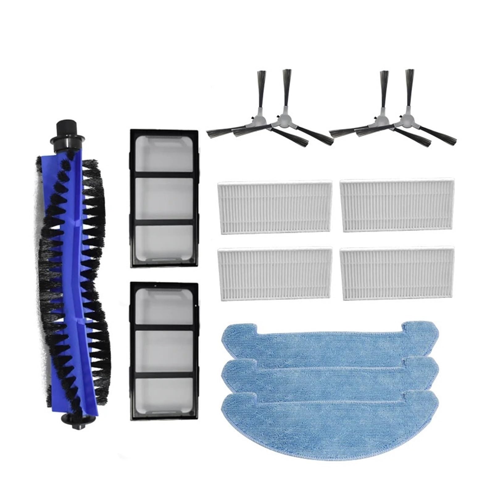 Dirlux Compatible for LIECTROUX & LILIN X6 Robot Vacuum, Side Brush, HEPA Filter & Mop Kit