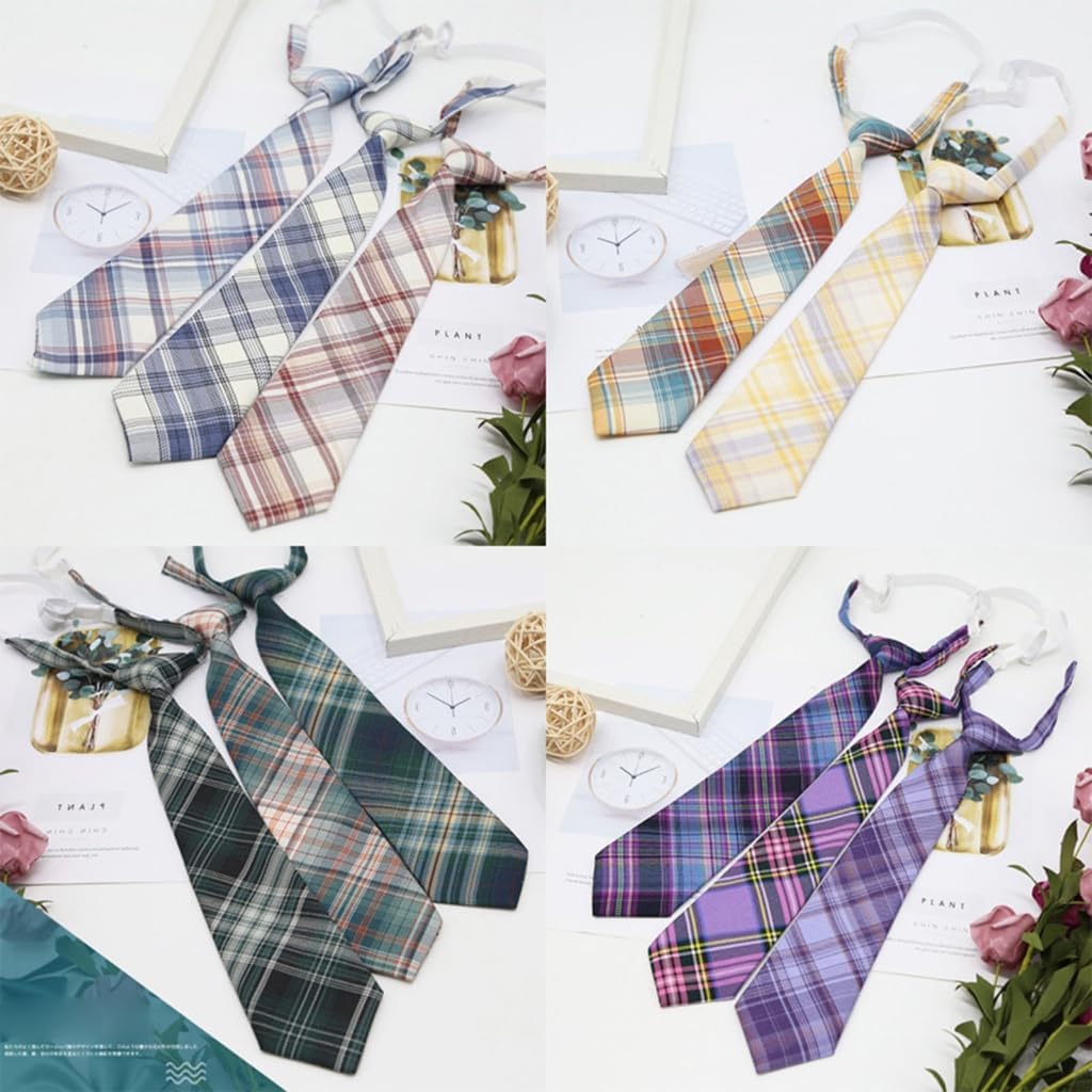 Casual Necktie for Boy Girl Preepy Ties Uniform School Student Neckties Japanese Cosplay Supply