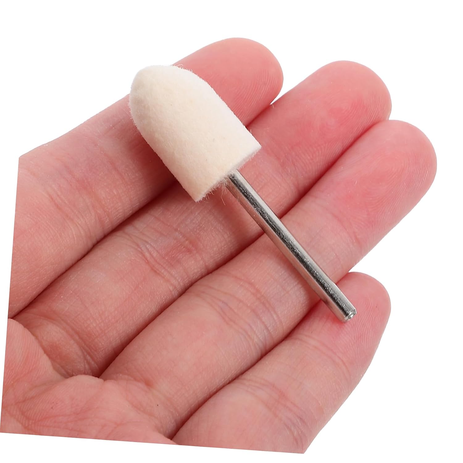 24pcs Wool Felt Cylindrical Polishing Bits with 1/8 Inch Shank