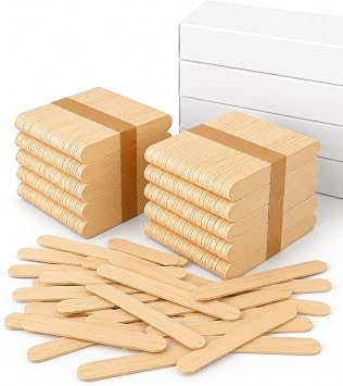 Tongue Bar 1000 Pieces Abeslang Natural Wide Jumbo Model Hobby School 1000 Pieces Tongue Press Rod Ice Cream Stick