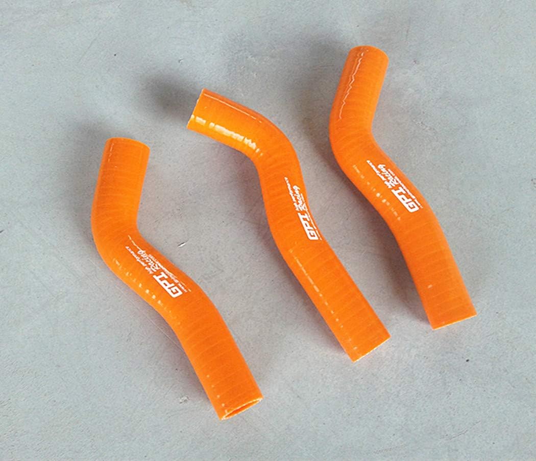 A T C Silicone Radiator Hose Compatible With KTM 250 SXF/SX-F/XC-F KTM 250SXF 2007 2008 2009 2010 Orange