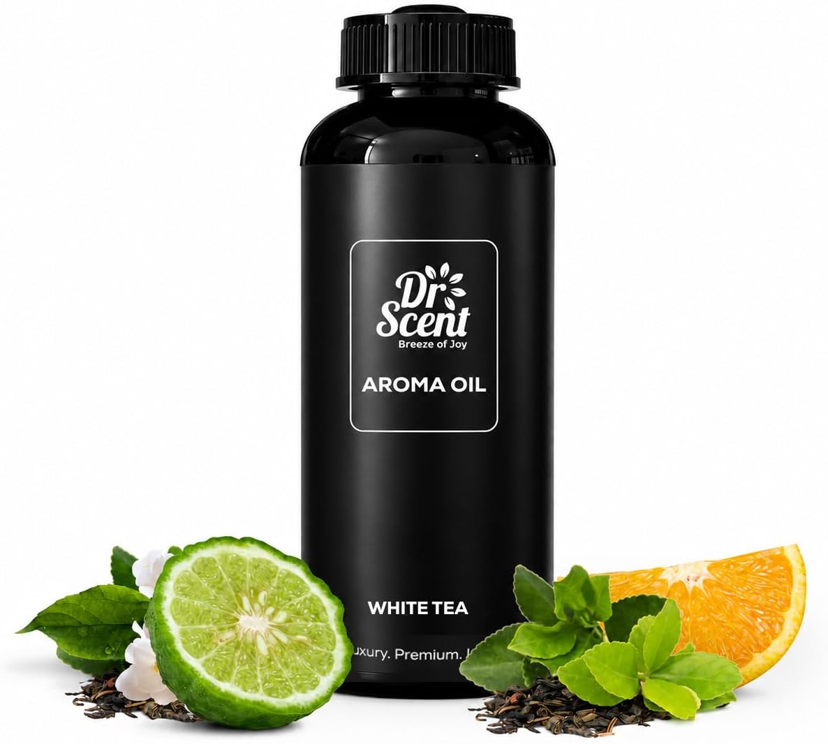 Dr Scent Breeze of Joy, Diffuser Aroma Oil White Tea | Tranquil Blend of Green Tea, Bergamot, Sicilian Orange, and White Tea Notes for a Serene Ambiance (500ml)
