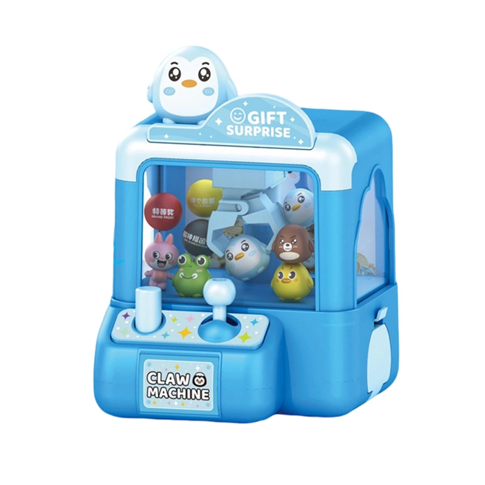 SNAPPSY Grabber Machine for Kids Lovely for Ages 3-6 Boys Girls Mini Vending Machine Penguin