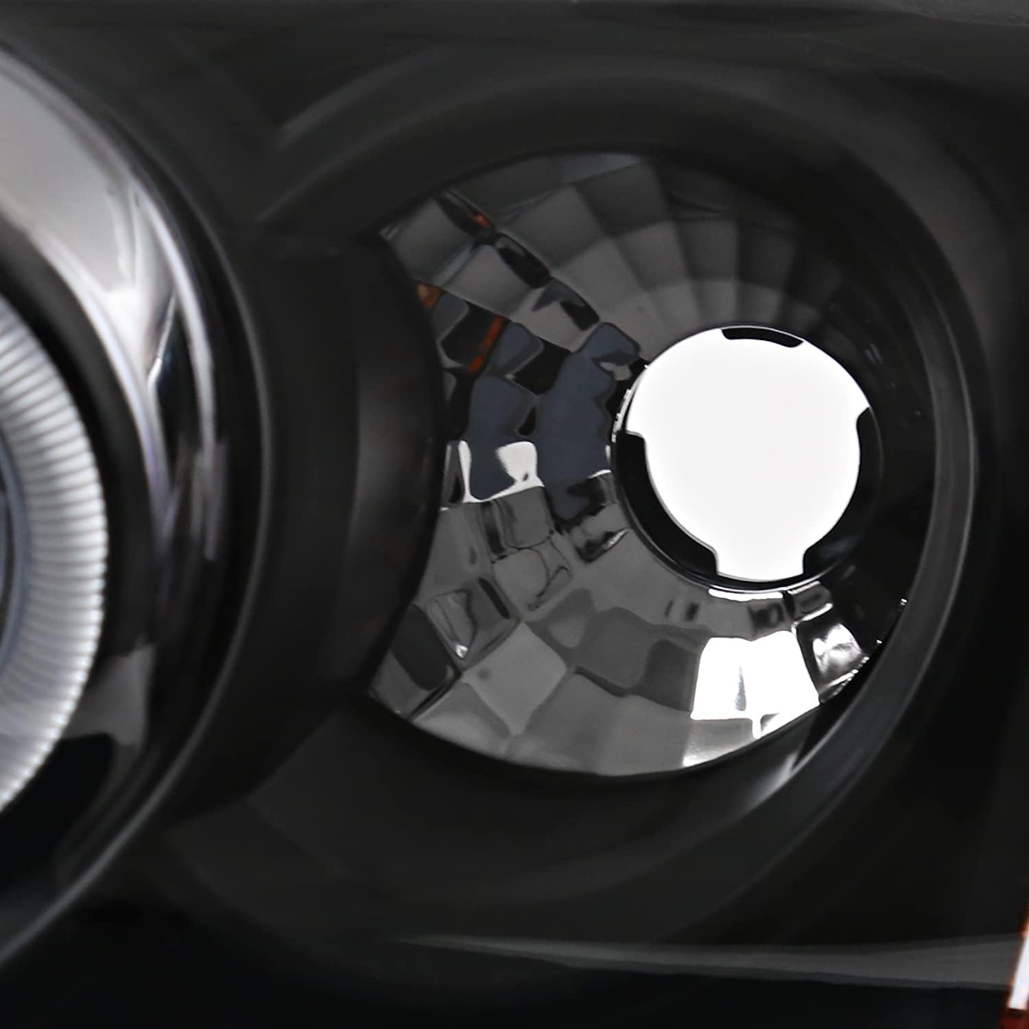 SPEC-D TUNING Black Projector Headlights Compatible with 2000-2003 Nissan Sentra, Left + Right Pair Headlamps Assembly