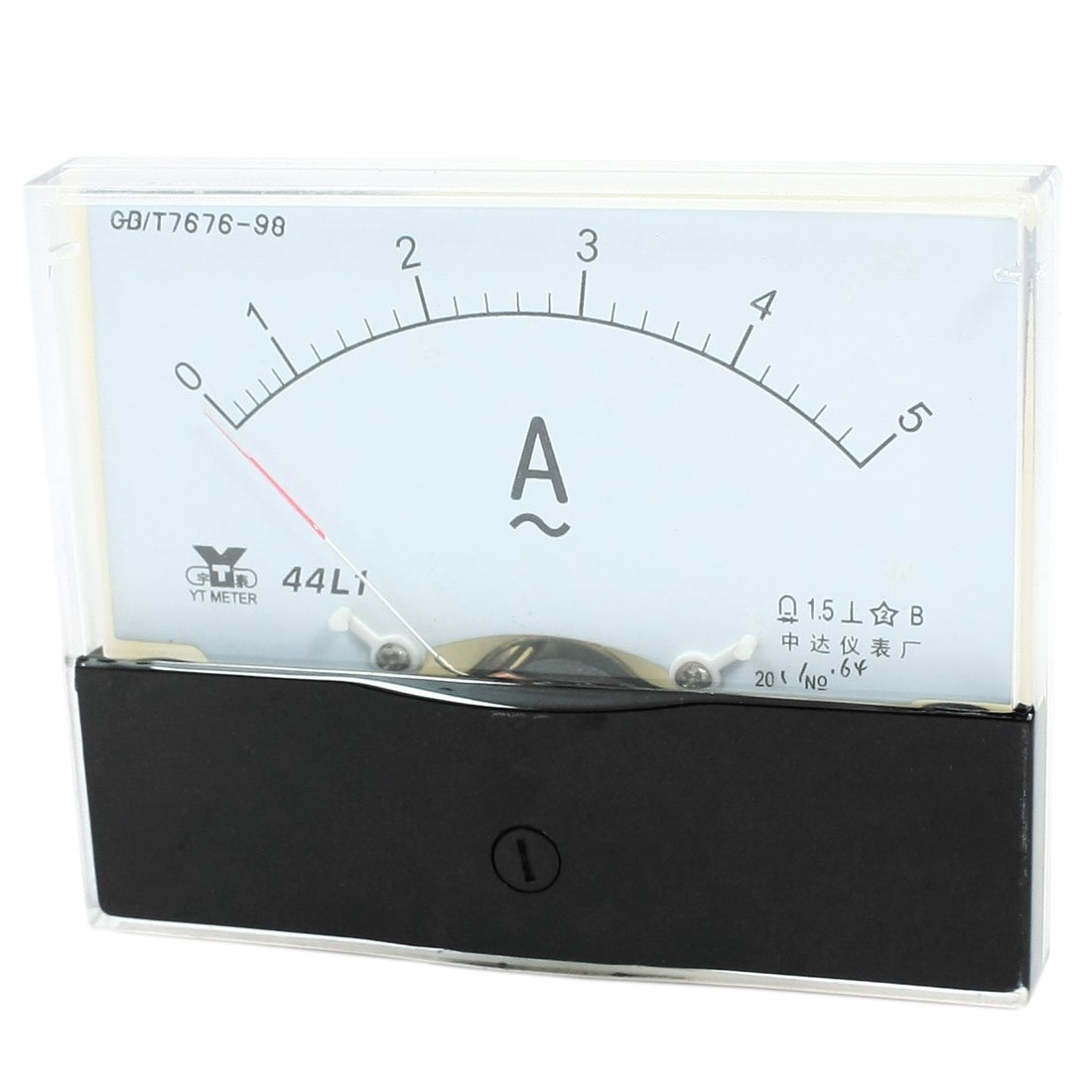 Uxcell Sourcingmap Measurement Tool Analog Ammeter Gauge Ac 0-5A Measuring Range 44L1 Size 2