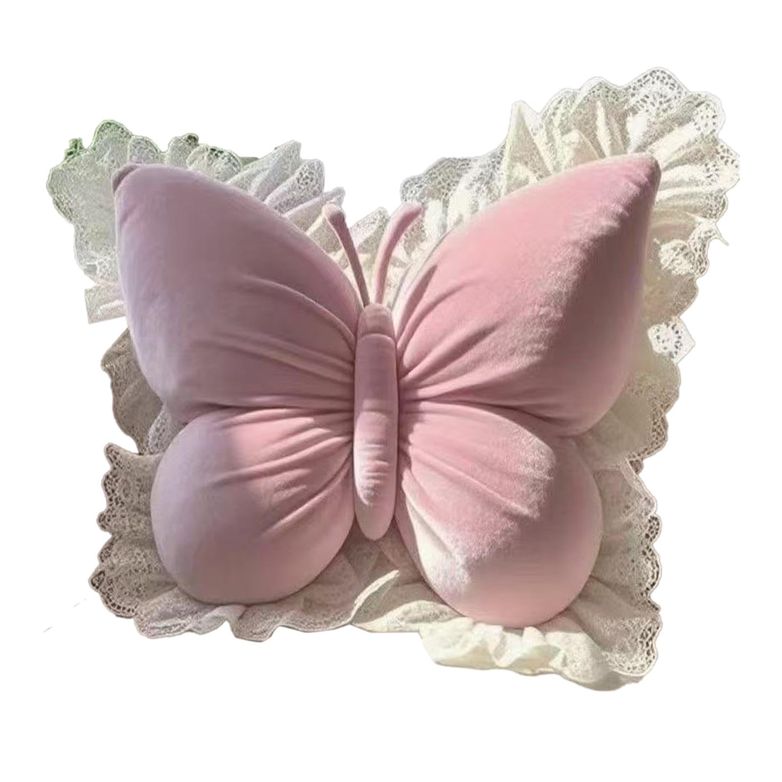 Butterfly Shaped Pillow Crafts Sofa Throw Cushion for Indoor Couch Auto Seat Pink|Home Decor|Pillows-image-14