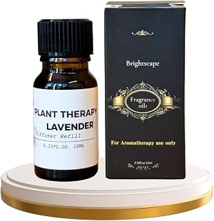 Lavender Fragrance Oil for Waterless Diffusers - 0.33 fl oz - Long Lasting Luxurious Lavender Essential Oil Blend