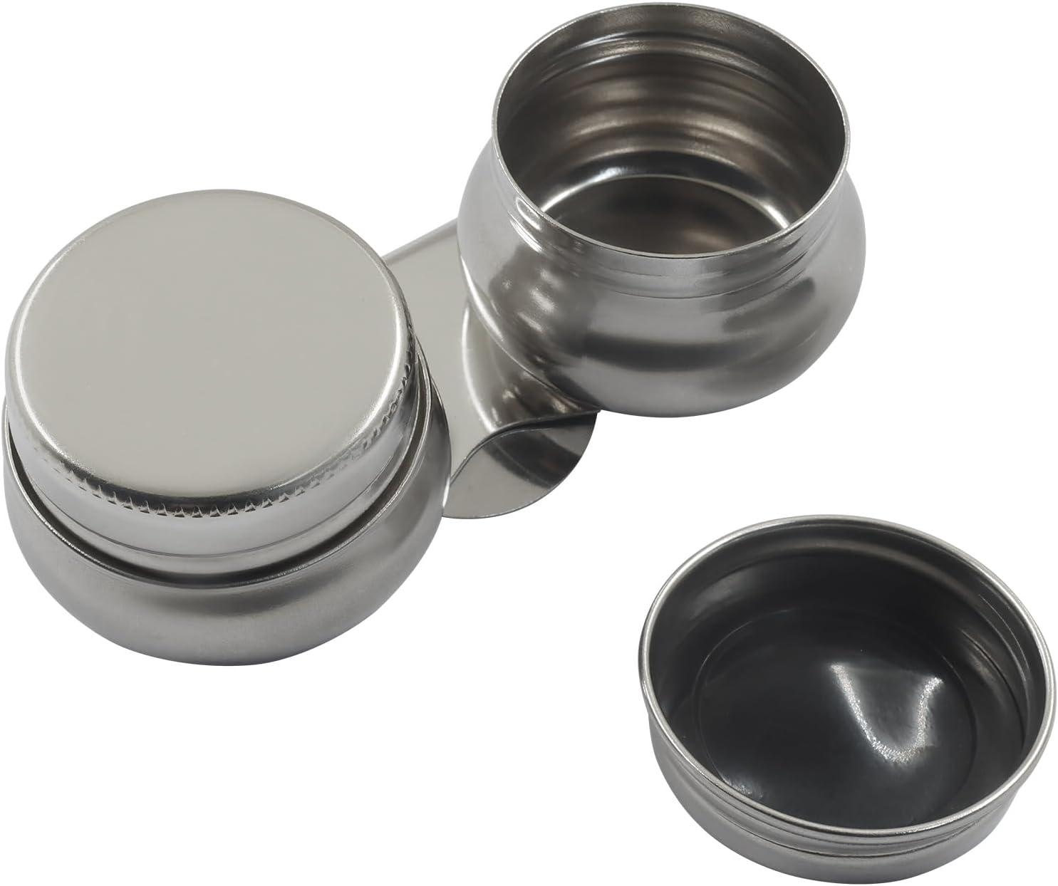 Stainless Steel Palette Cup - Large Mouth Single Dipper, Leak-Resistant Paint Cup for Artists