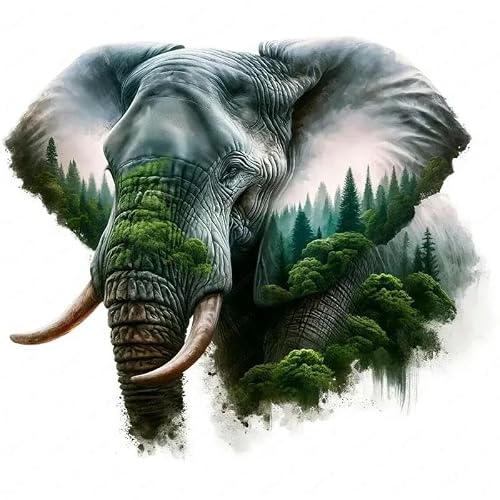 MKJFRLLSA Elephant Self-Adhesive Toilet Stickers,Wall Decal Removable, Reusable Vinyl Car Sticker for Toilet Lid