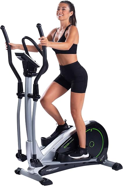 Christopeit Sport Eco 2000 ergometr eliptyczny z generatorem prądu własnego, USB, aplikacja kinomap