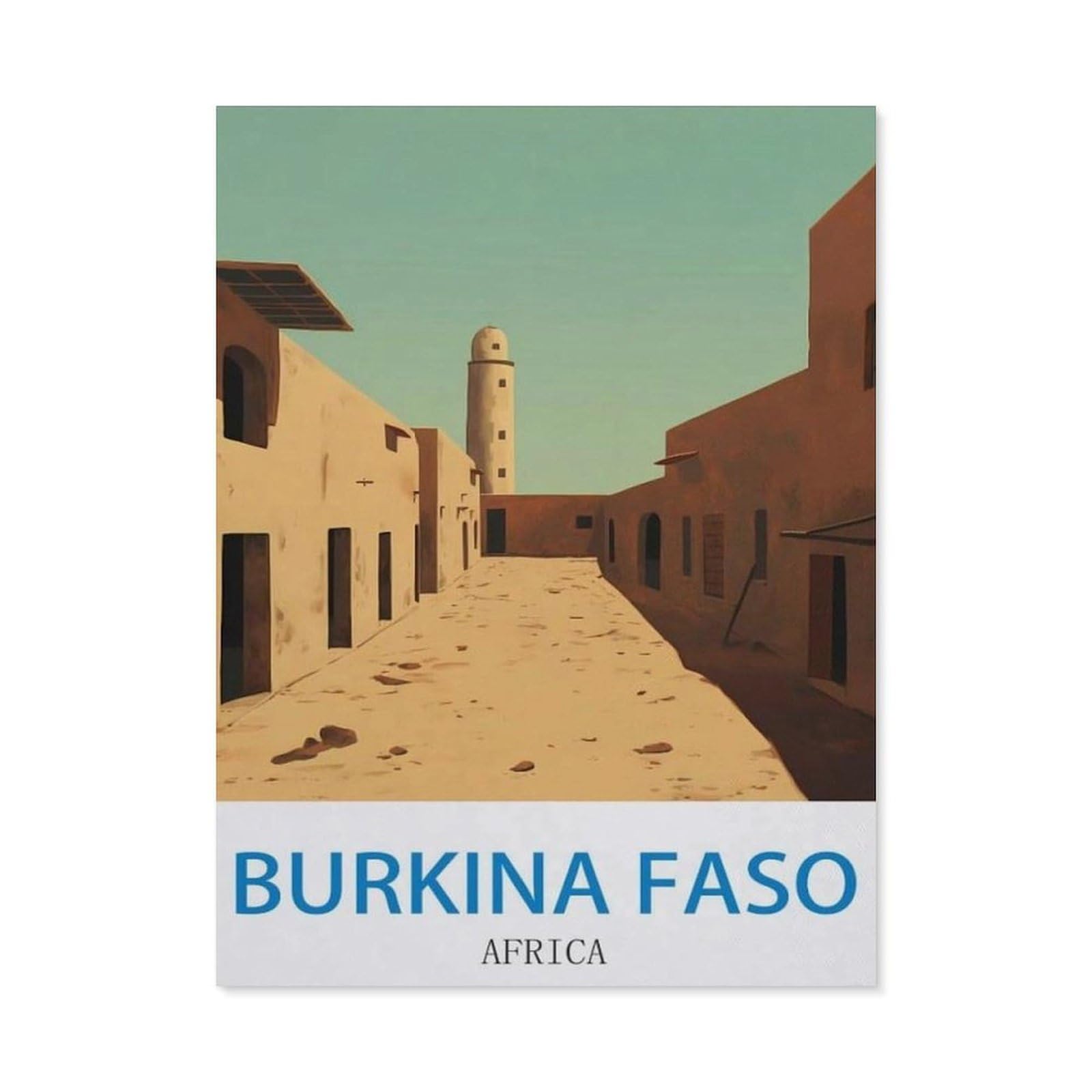 BEAYODKP Diamond Painting，Burkina Faso Africa（50x60cm）