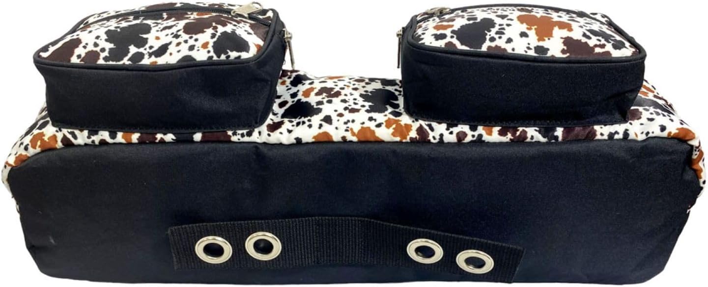 Showman Cow Print Cantle Bag