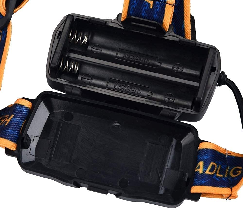 Linterna Frontal, Faro, Faros con Carga USB, Faros Delanteros de 5 LED, luz de Pesca Nocturna al Aire Libre de Largo Alcance con Zoom Brillante, Faro iluminador