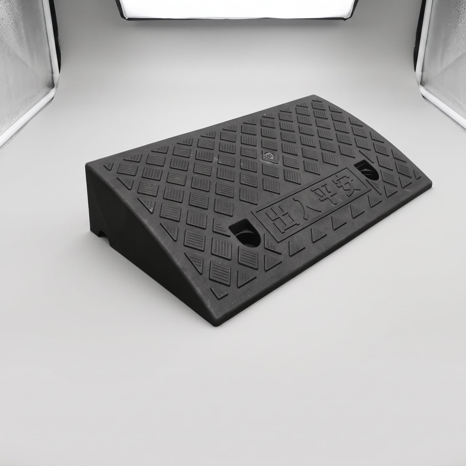 Rampe da Marciapiede Minimale, Nero, 50 × 27 × 11 Cm