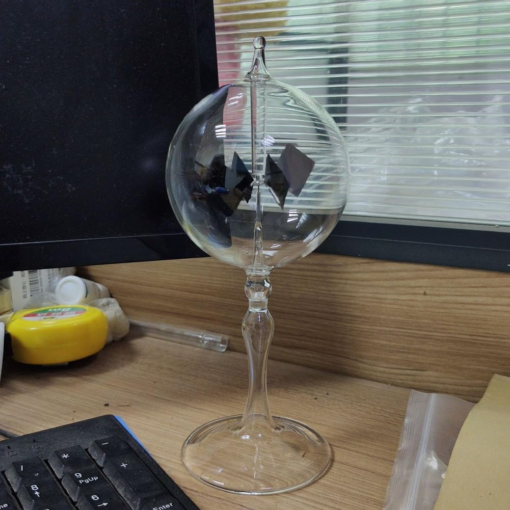 Sonne Crookes Radiometer Solarlichtlichtern für Tischverzierungen für Tischeingang Wohnzimmerschrank Blau
