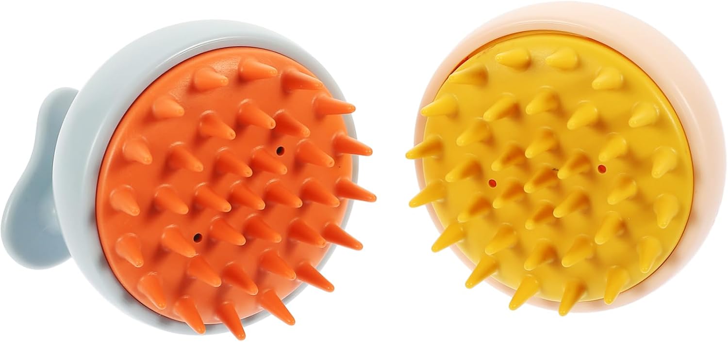 NOLITOY 6pcs Head Wash Brush Scalp Scraper Household Scalp Massager Wear-Resistant Brush
