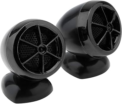 Tweeters for Car Audio, 2pcs Car Speakers 1200W Universal Tweeters Mini Horn Music Dome Loudspeaker Audio Speaker for Car Audio System, Black