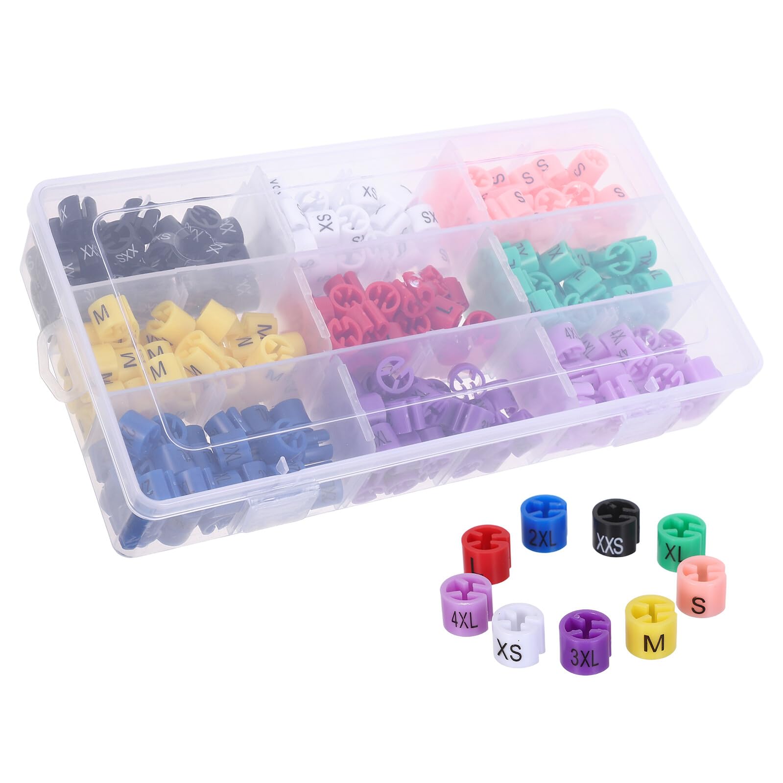 Code couleur XXS à 4XL pour cintres ABOOFAN : rangez votre dressing