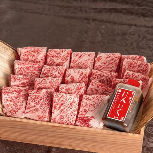 肉のイイジマ 常陸牛 A5 焼肉 サーロイン ギフト(4人前 600g)[木箱入り・特製タレ付き] 焼肉 お歳暮 プレゼント サーロイン 箱入り 熨斗 ギフト対応(DU-51)