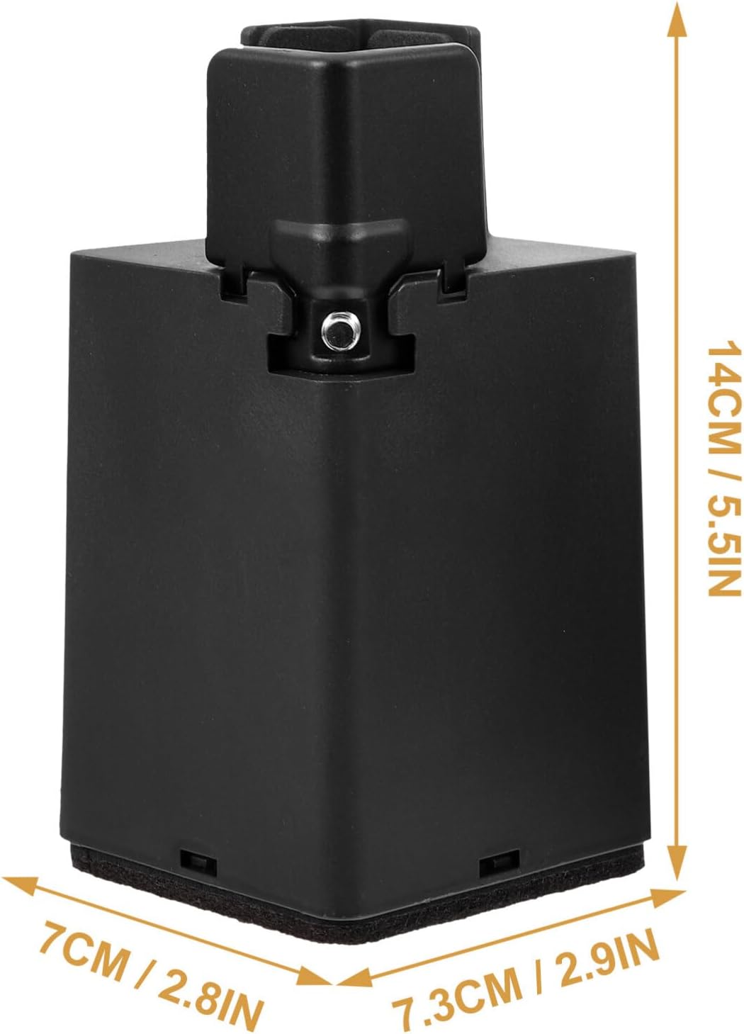 4pcs Adjustable Furniture Risers Heightening Foot Pads for Bed Sofa and Table Support Material Easy Installation Fit for Furniture Legs