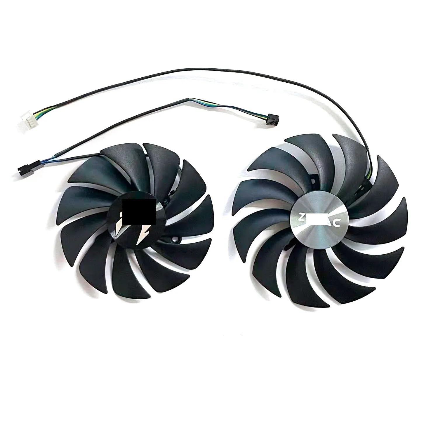 Graphics Card 100mm GAA8S2U 88mm GA92S2U RTX3070Ti RTX3070 Ti GPU Cooler Compatible with RTX 3070 Twin Edge Graphics Card Cooling Fan(Small)