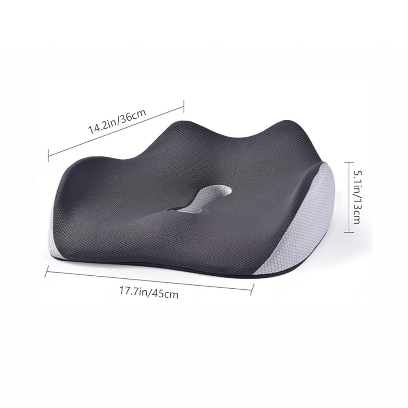 HAZARA Cojín Antiescaras, Cojin Ergonomico Silla Oficina para Alivio De Presión, Cojin Ergonomico Silla Oficina para Espalda,Alivio del Dolor De Coxis,A-Blue