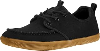 BALLOP Wasara Barfußschuhe Herren & Damen Schwarz – Atmungsaktive & wärmeregulierende Freizeit-Schuhe im Mokassin-Look mit natürlichem Laufgefühl
