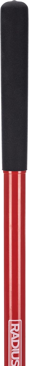 Radius Garden 58-in Long Handle Round-Point Shovel, Steel Shaft, Steel