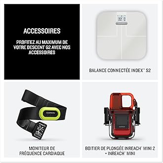 Garmin® Descent™ G2, Watch-Style Dive Computer, Bright AMOLED Display, Multiple Dive Modes, Health and Wellness Features, Black with Black Band