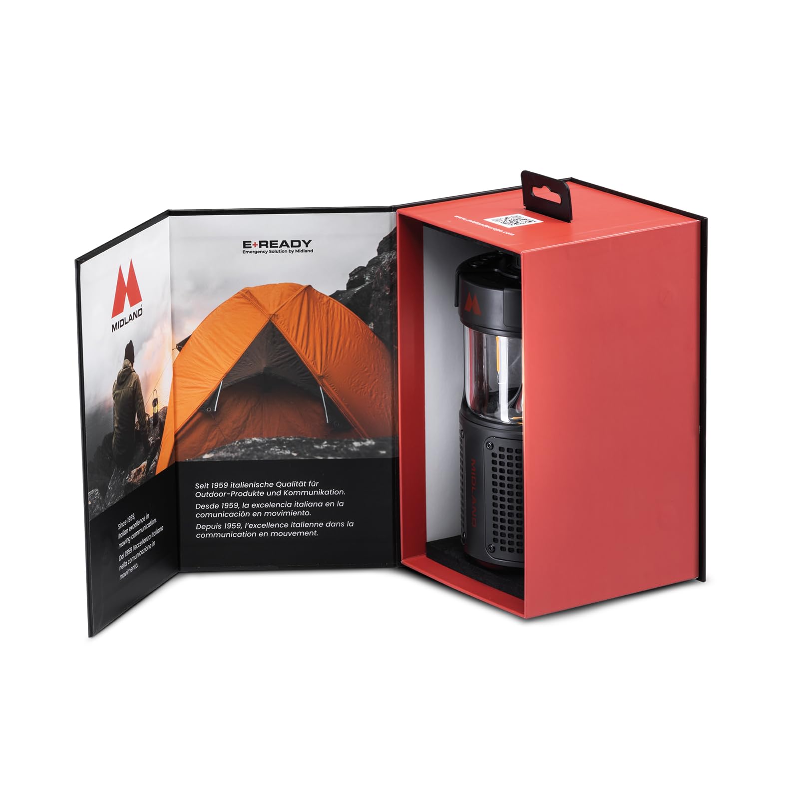 Midland ER LANTERN Lanterna Led con cassa bluetooth