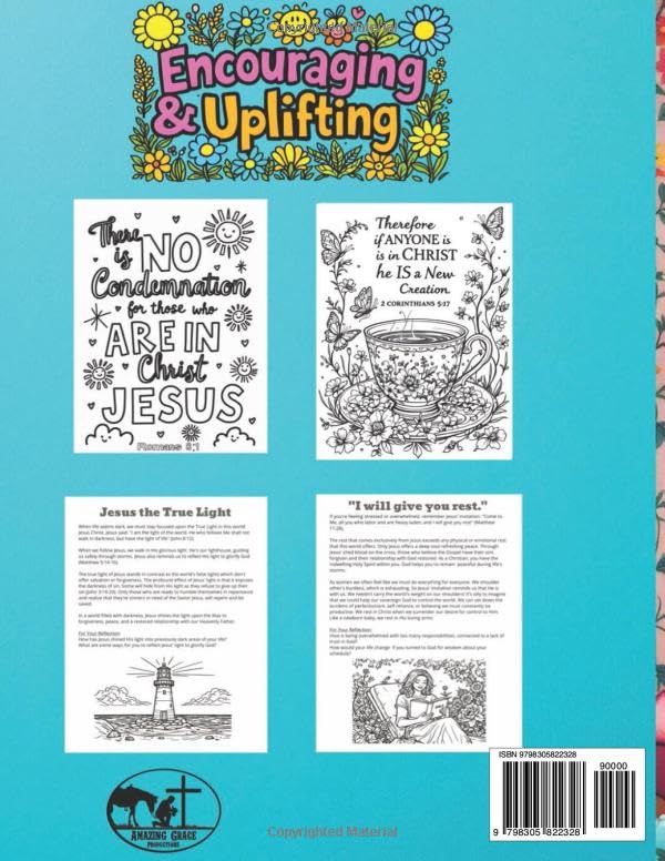 Comfort in Christ: Christian Large-Print Devotional and Coloring Book for Adult Women (Christian Devotionals & Coloring Books by Doreen Virtue) - Image 2