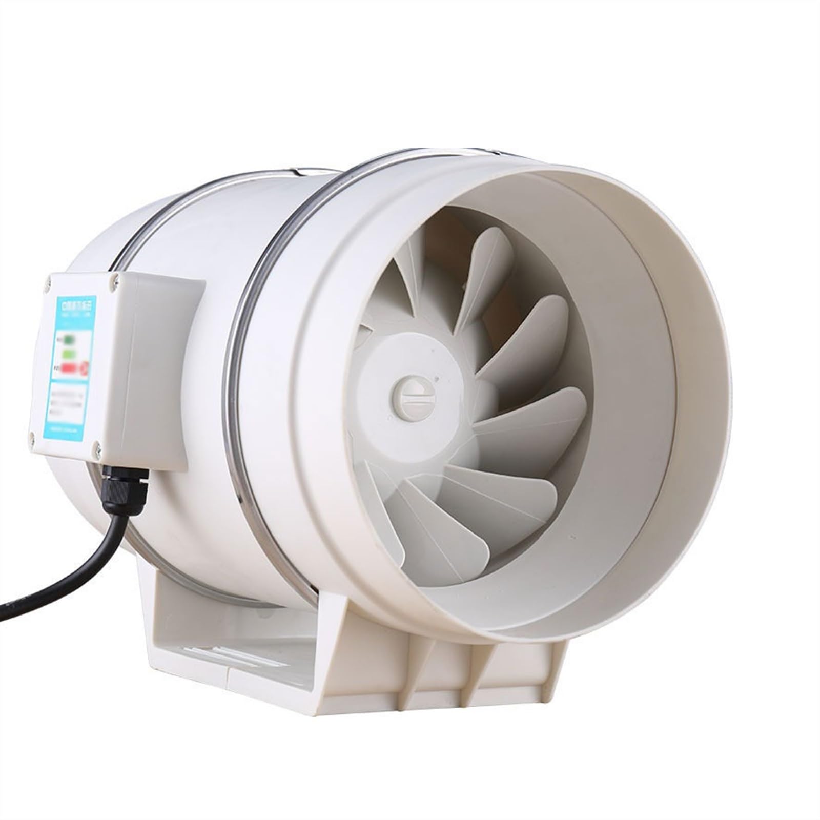 Ventilador Extractor de aire de 6 pulgadas y 220V for el hogar, conducto de tubería en línea silencioso, Extractor de ventilación for baño, cocina, inodoro, ventilador de aire de pared Cuarto de baño